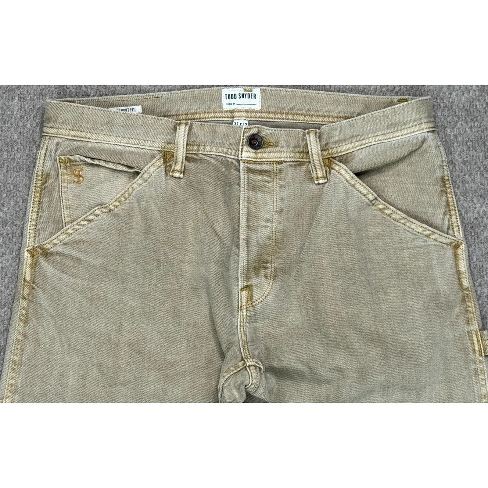 Todd Snyder Straight Fit Stretch Men's Selvedge Denim Jeans Size 31x32